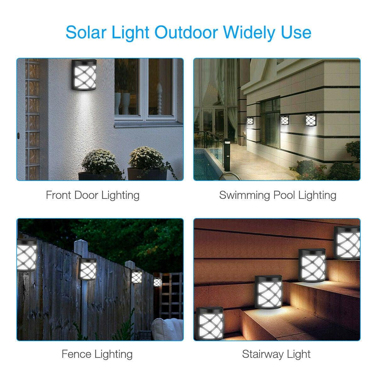 6 LED Waterproof Solar Lights Motion Sensor Wall Light Outdoor Garden Yard Lamp - Etyn Online {{ product_tag }}