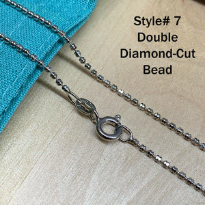 Real SILVER Unique Jewelry SOLID 925 Sterling Silver Chain Necklace Made Italy - Etyn Online {{ product_tag }}