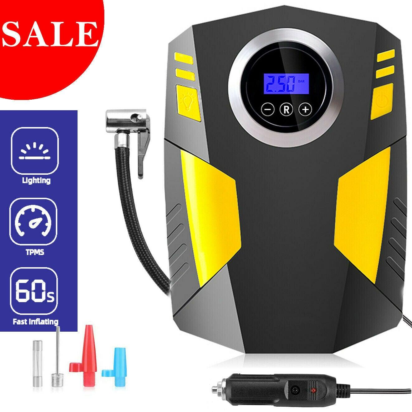 Electric Portable Tire Inflator Car Air Pump Compressor - Etyn Online {{ product_tag }}