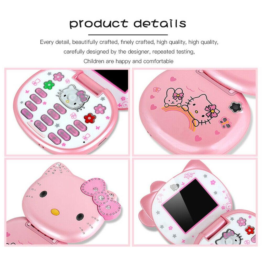 Unlocked K688 Flip Cute Lovely Small Mini Phone For Women Kids Girls Dual Sim US - Etyn Online {{ product_tag }}