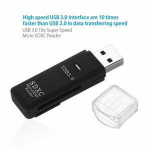 USB 3.0 2 in 1 High Speed Memory Card Reader Adapter for Micro SD SDXC TF T-Flash - Etyn Online {{ product_tag }}