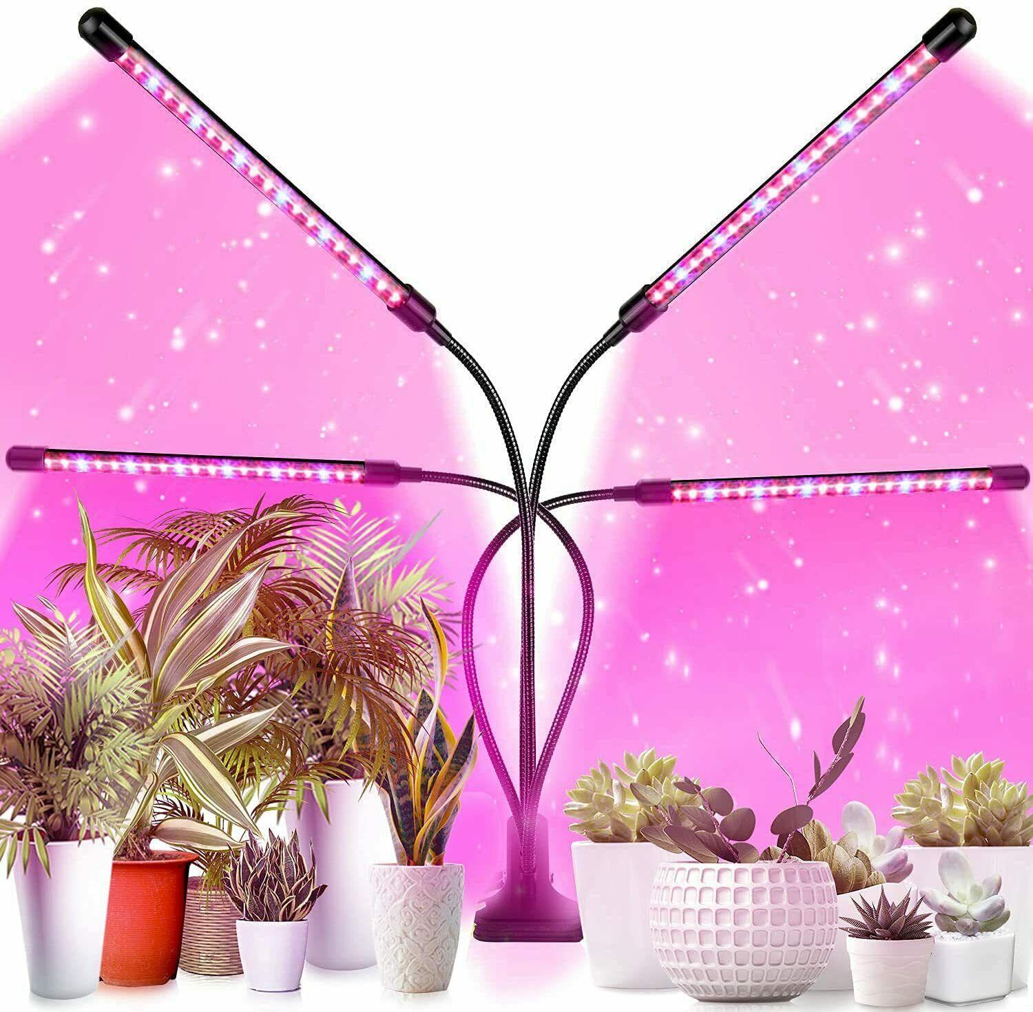 Grow Light 4 Heads 80LED Full Spectrum Plant Growing Lamp for Indoor Plant - Etyn Online {{ product_tag }}
