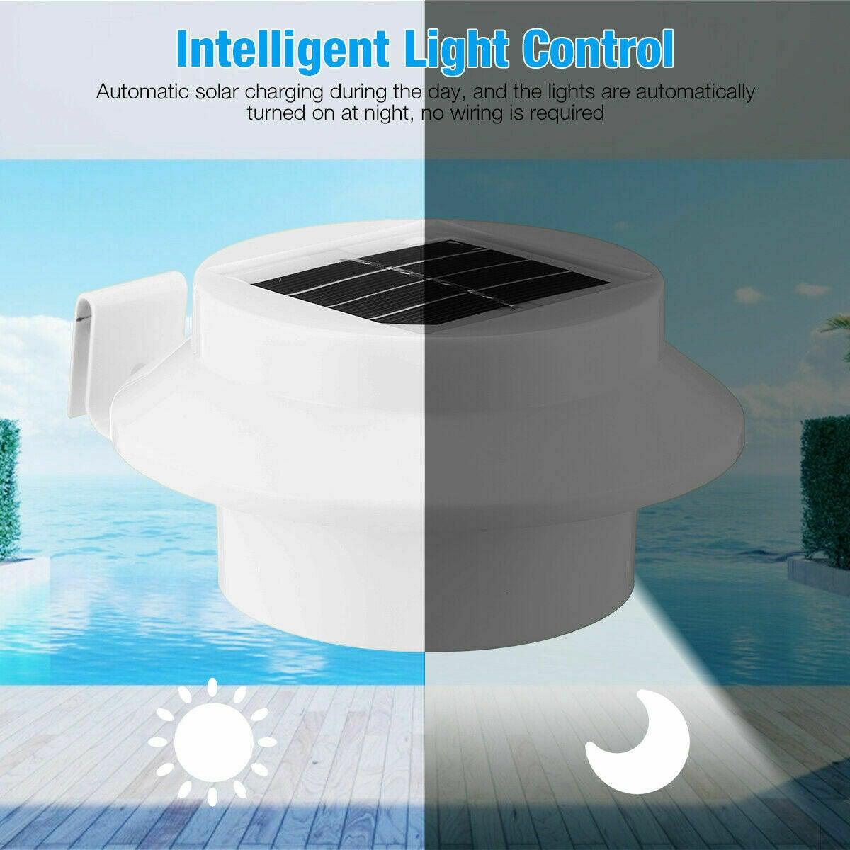 Waterproof LED Solar Gutter Lights - Etyn Online {{ product_tag }}