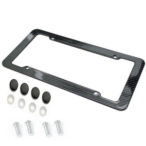 Plastic Carbon Fiber Style License Plate Frames - Etyn Online {{ product_tag }}