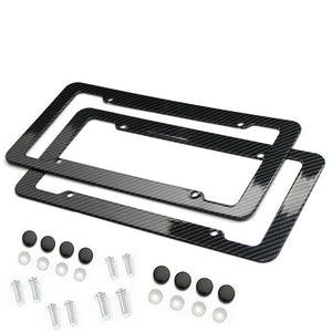Plastic Carbon Fiber Style License Plate Frames - Etyn Online {{ product_tag }}