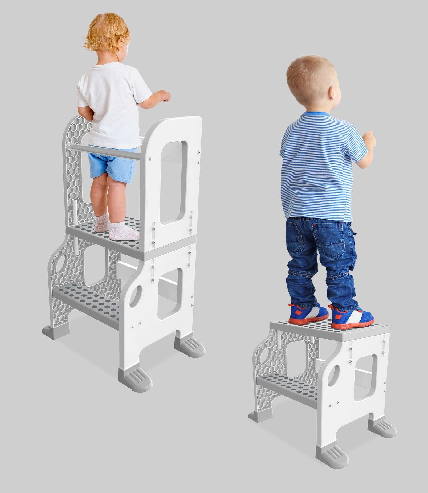 Kitchen Buddy Learning Tower 2-in-1 Stool for Ages 1-3 - Etyn Online {{ product_tag }}