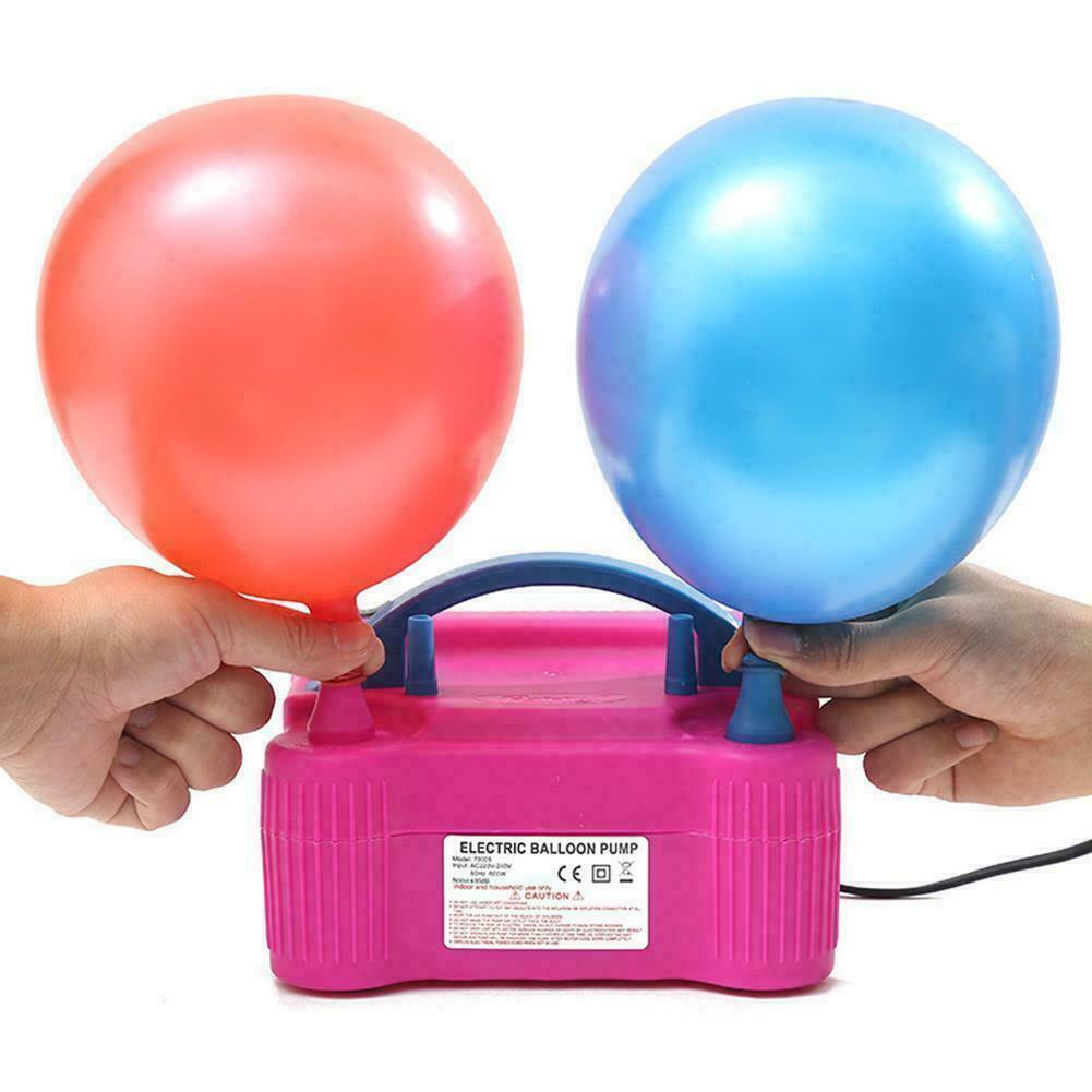 Portable Electric Balloon Pump High Power Two Nozzle Air Blower Inflator Party - Etyn Online {{ product_tag }}