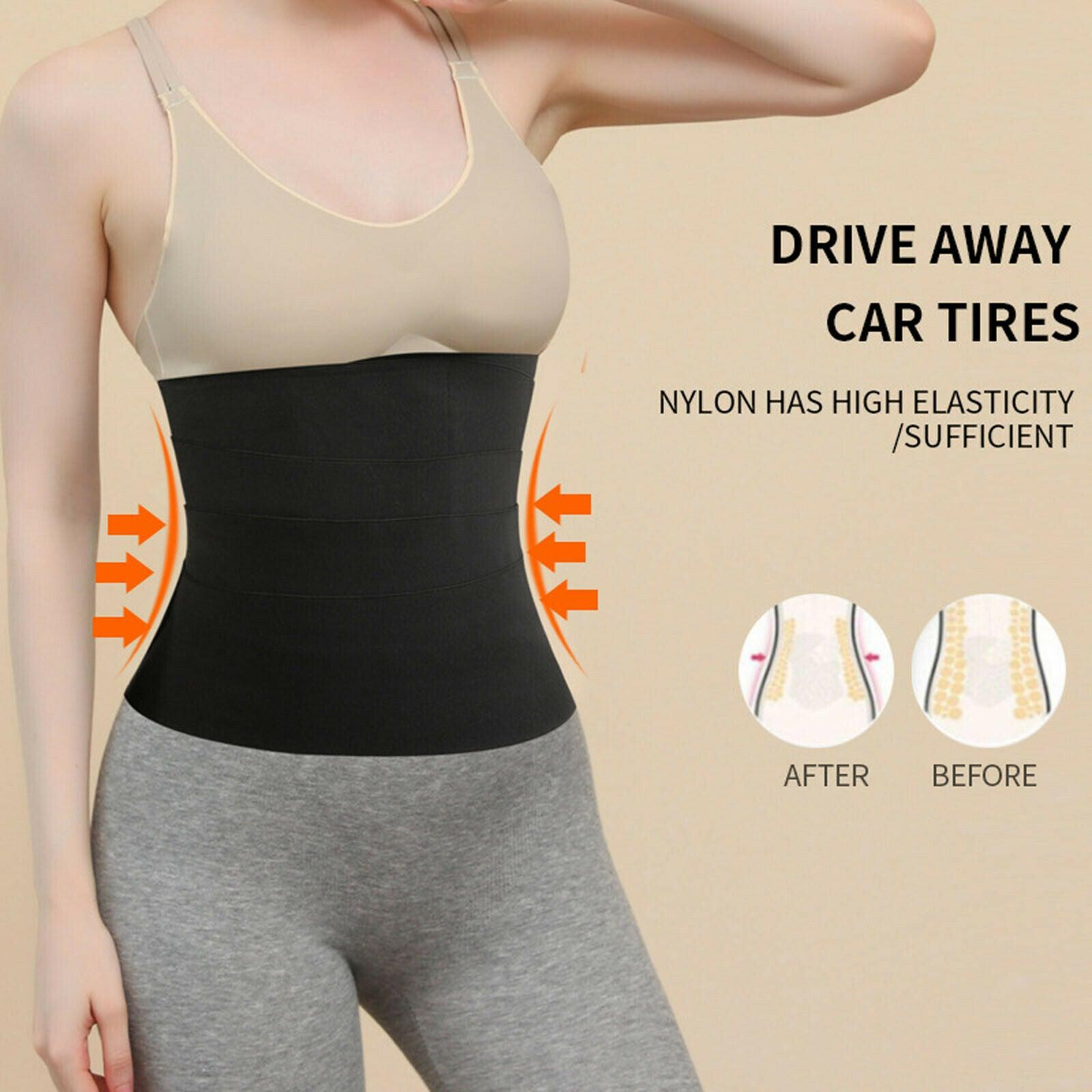 Lumbar Waist Support Snatch Me Up Bandage Wrap Sauna Belt Trimmer Body Shaper US - Etyn Online {{ product_tag }}