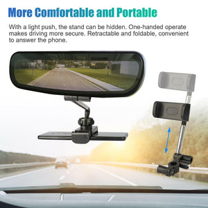 Universal 360° Car Rear View Mirror Mount Holder Stand Cradle For Cell Phone GPS - Etyn Online {{ product_tag }}