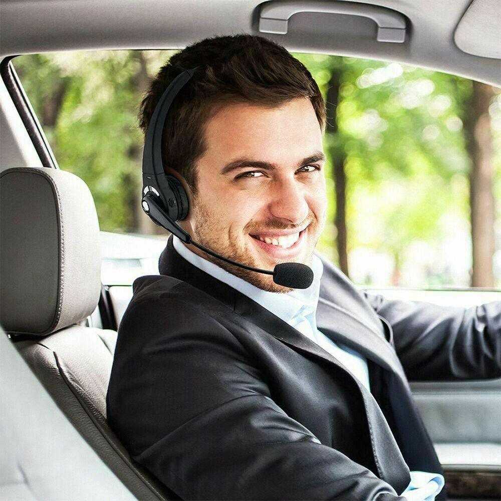 Wireless Headset Truck Driver Noise Cancelling Over-Head Bluetooth Headphones US - Etyn Online {{ product_tag }}