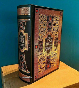 The Holy Bible King James Version Gustave Dore Illustrated Leather Bound NEW - Etyn Online {{ product_tag }}