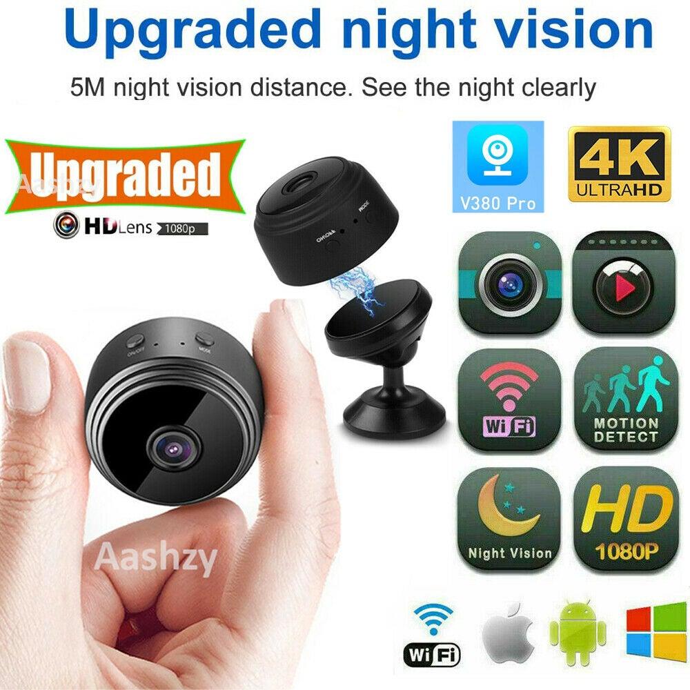 Mini Wireless Hidden Spy Camera HD 1080P - Etyn Online {{ product_tag }}
