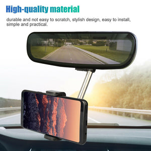 Universal 360° Car Rear View Mirror Mount Holder Stand Cradle For Cell Phone GPS - Etyn Online {{ product_tag }}